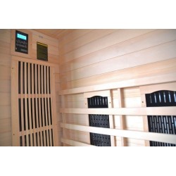 S2G Angular combined sauna 2 seats 120x59x85x190cm