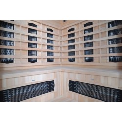 B3G Angular Infrared sauna 4 seats 150x89x84,2x190cm