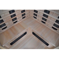 B3G Angular Infrared sauna 4 seats 150x89x84,2x190cm