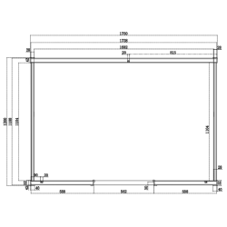 B04 Infrared sauna 4 seats 175x135x190cm