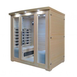 B04 Infrared sauna 4 seats 175x135x190cm
