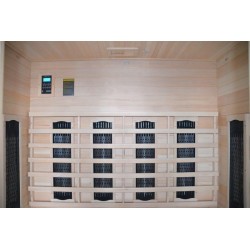 C04 Infrared sauna 4 seats 175x135x190cm