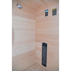 Sauna infrarossi angolare 4 posti 150x150x190cm