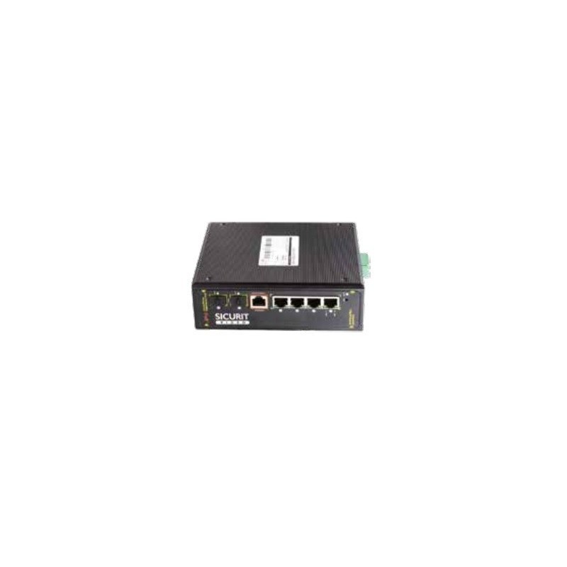 IND Managed PoE switch 4 ports 1G + 2 fiber ports Uplink 1G SWPOE4INDM