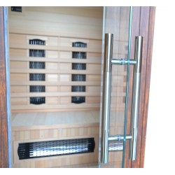 H02 Outdoor infrared sauna 2 seats 120x105x250cm