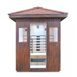 H03 Outdoor infrared sauna 3 seats 153x110x250cm
