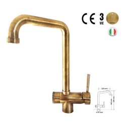 3-way Monobloc Mixer Tap -...