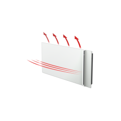 Kyoto 7 Bianco WiFi Ready 750W Radiatore elettrico ultra piatto Dual-Therm RMV07002