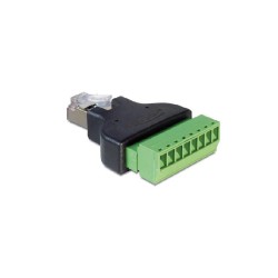 Terminal connector for LAN cables - TVCONLAN
