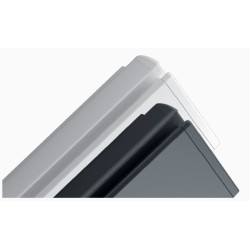 Icon 20 Grigio Antracite 2000W Radiatore Elettrico Verticale Dual-Therm Radialight ICO20111