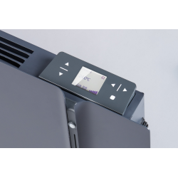 Kyoto 10 Grigio Antracite WiFi Ready 1000W Radiatore elettrico ultra piatto Dual-Therm RMV10102