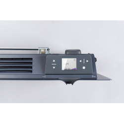 Kyoto 10 Anthracite grey WiFi Ready 1000W Dual-Therm ultra flat electric radiator RMV10102