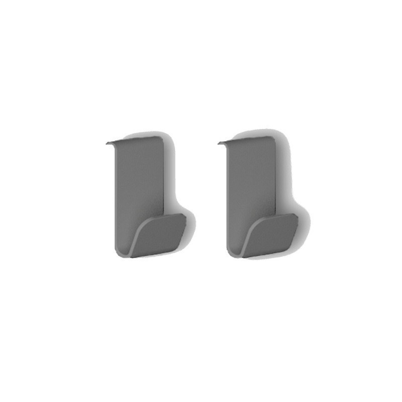 Pair of hooks Anthracite grey for towel rails ACCONS02