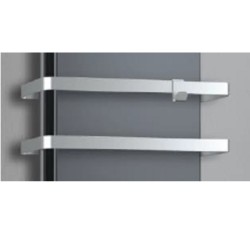 Icon 7 2B Anthracite grey 750W towel warmer Dual-Therm Radialight Vertical Electric Radiator ICO07113