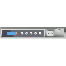 Icon 7 2B Grigio Antracite 750W Scaldasalviette WiFi Radiatore Elettrico Verticale Dual-Therm Radialight ICO07114