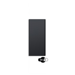 Icon 7 Anthracite grey 750W WiFi Dual-Therm Radialight Vertical Electric Radiator ICO07112