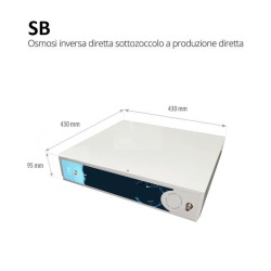 Osmosis Purifier Direct Production 60 lt/h under base SB60 Made in Italy