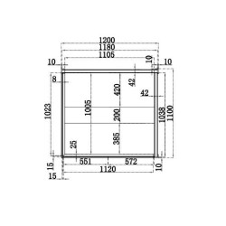TDS Finnish sauna with salt stones 2 places 120x110x200cm