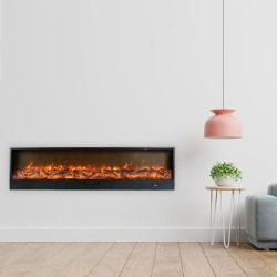 Caminetto da incasso modello ETNA larghezza 300 750-1500W