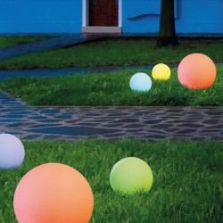 Sfera luminosa D50 a ricarica solare SFERA-LUCE-50