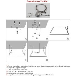Kit per pannelli a sospensione