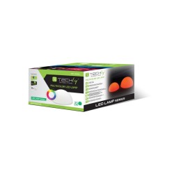 Luce decorativa led Multicolor Mezza Sfera D35