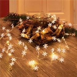 Stringa 10 LED Fiocchi di...
