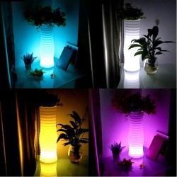 Luce decorativa led Multicolor Vaso
