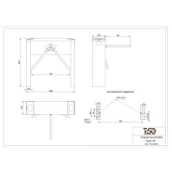 Tornello a Tripode TiSO by Sicurit TWIX-M