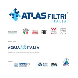 Filtro Atlas CA 10" SX 25 MCR - Carbone Attivo Granulare RA5095111