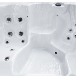 5-Seat Square Outdoor Hot Tub, 1920 x 1920 x 900 mm