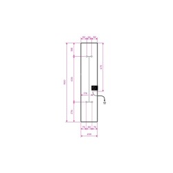 Mikado 5 Sabbia Radiatore digitale Dual Therm Radialight 500W MIK05005