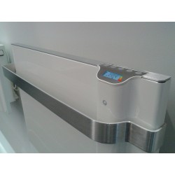 Klima 7 with towel bar White Radiator Digital Dual Therm Radialight 750W KLI70106