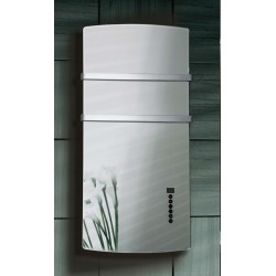 Deva Specchio Scalda Salviette in Vetro Radialight 1500W GLASPE02
