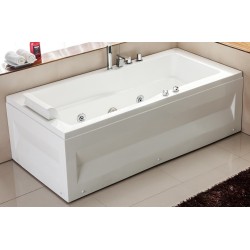 A039 Jacuzzi indoor rectangular 1 seat 170x70x53cm