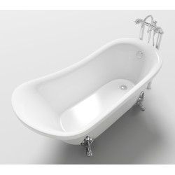 Free standing bath indoor 1 seat 160x72x75cm