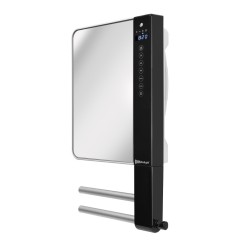 Windy Visio Termoventilatore con barre porta salviette e specchio Radialight 1000-1800W TBWIN023