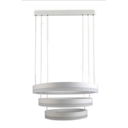 82W Led Chandelier 3 White...