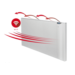 Klima 10 White WiFi Radiator Digital Dual Therm Radialight 1000W KLI10005