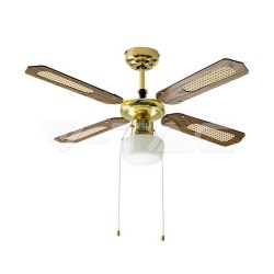 1 x E27 4-blade ceiling fan...