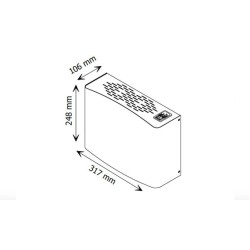 Crearia 10-25m3 - Ozone sanitization for indoor environments