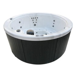 Minipiscina idromassaggio circolare da esterno 5 posti D 208 x H 97cm
