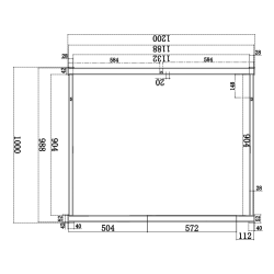 200LW Infrared Sauna 2 seats 120x100x190cm